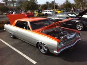 Custom Orange and Silver 1965 Chevelle